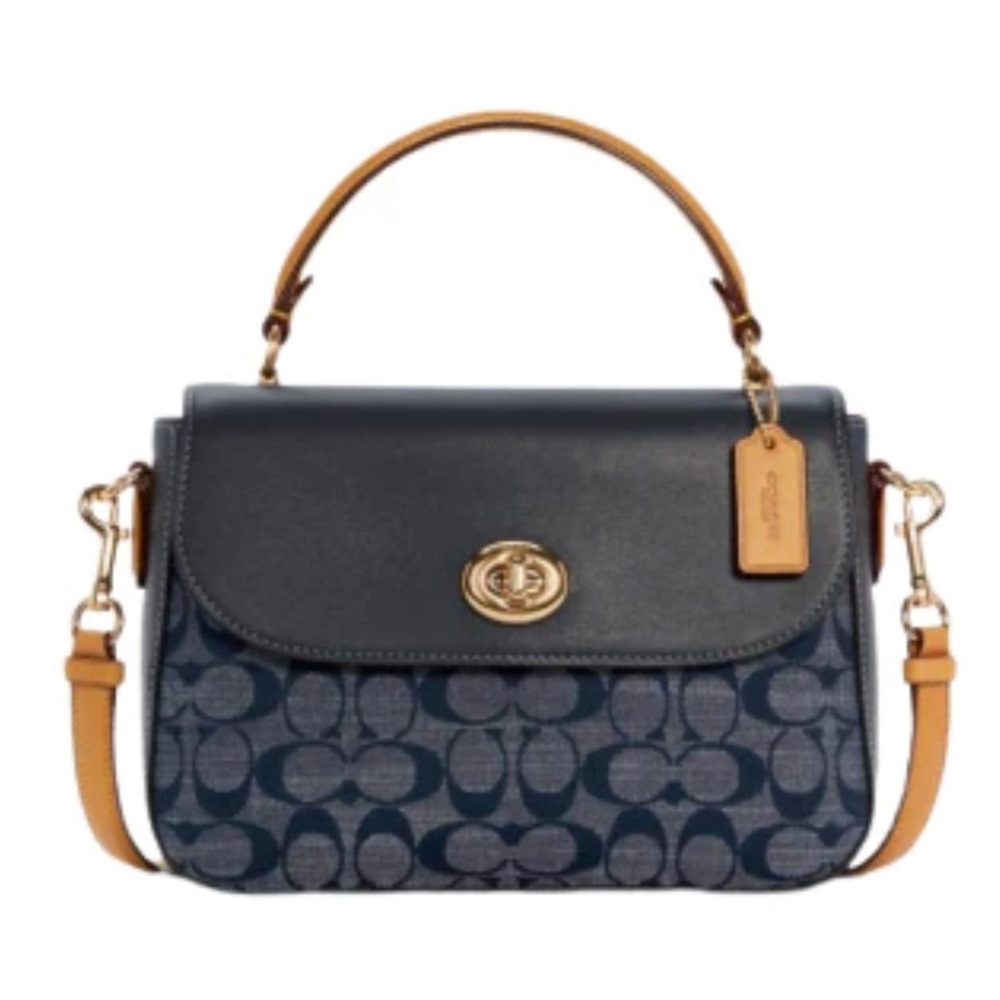 Coach

MARLIE TOP HANDLE SATCHEL IN SIGNATURE CHAMBRAY